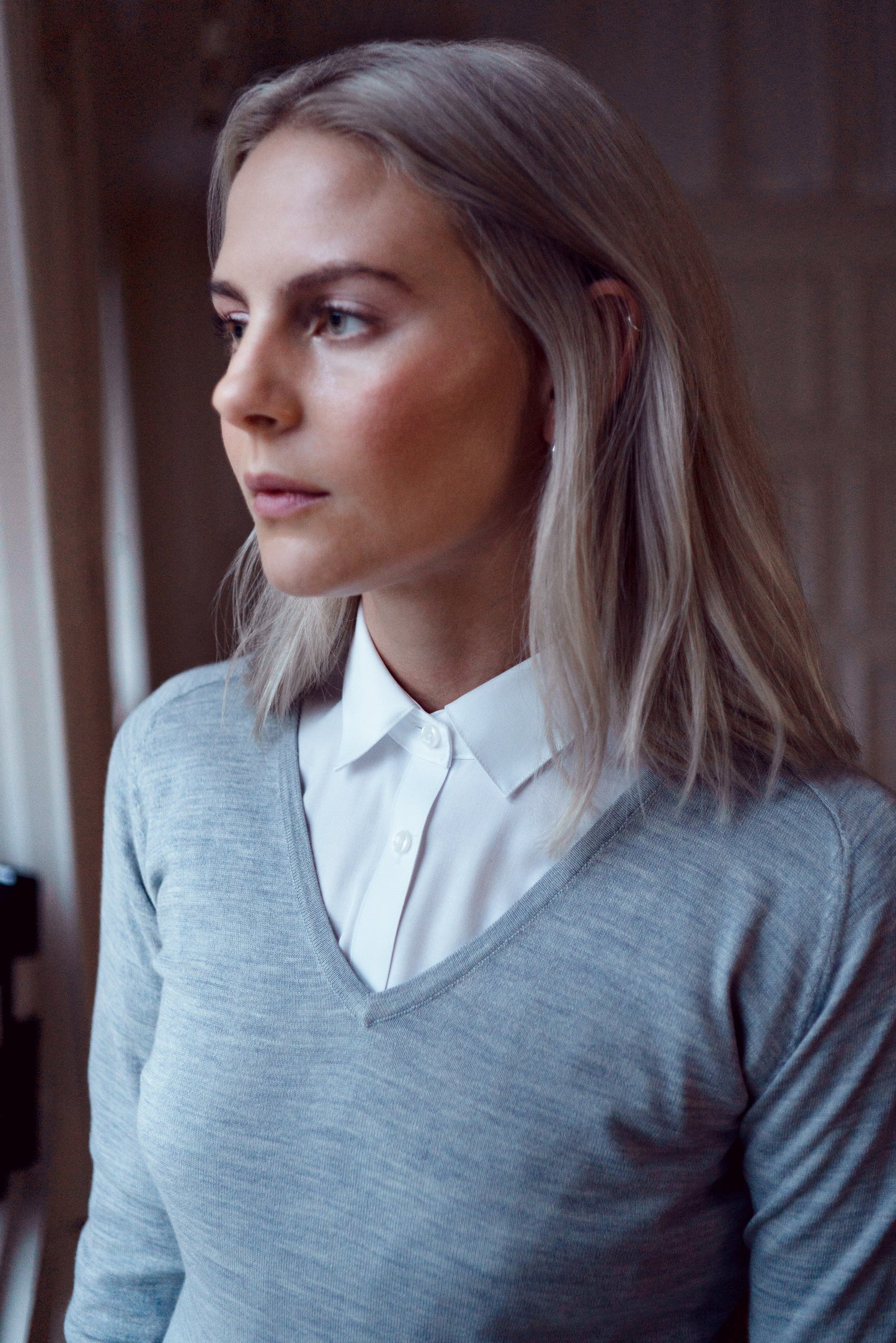 Merino V-Neck Woman