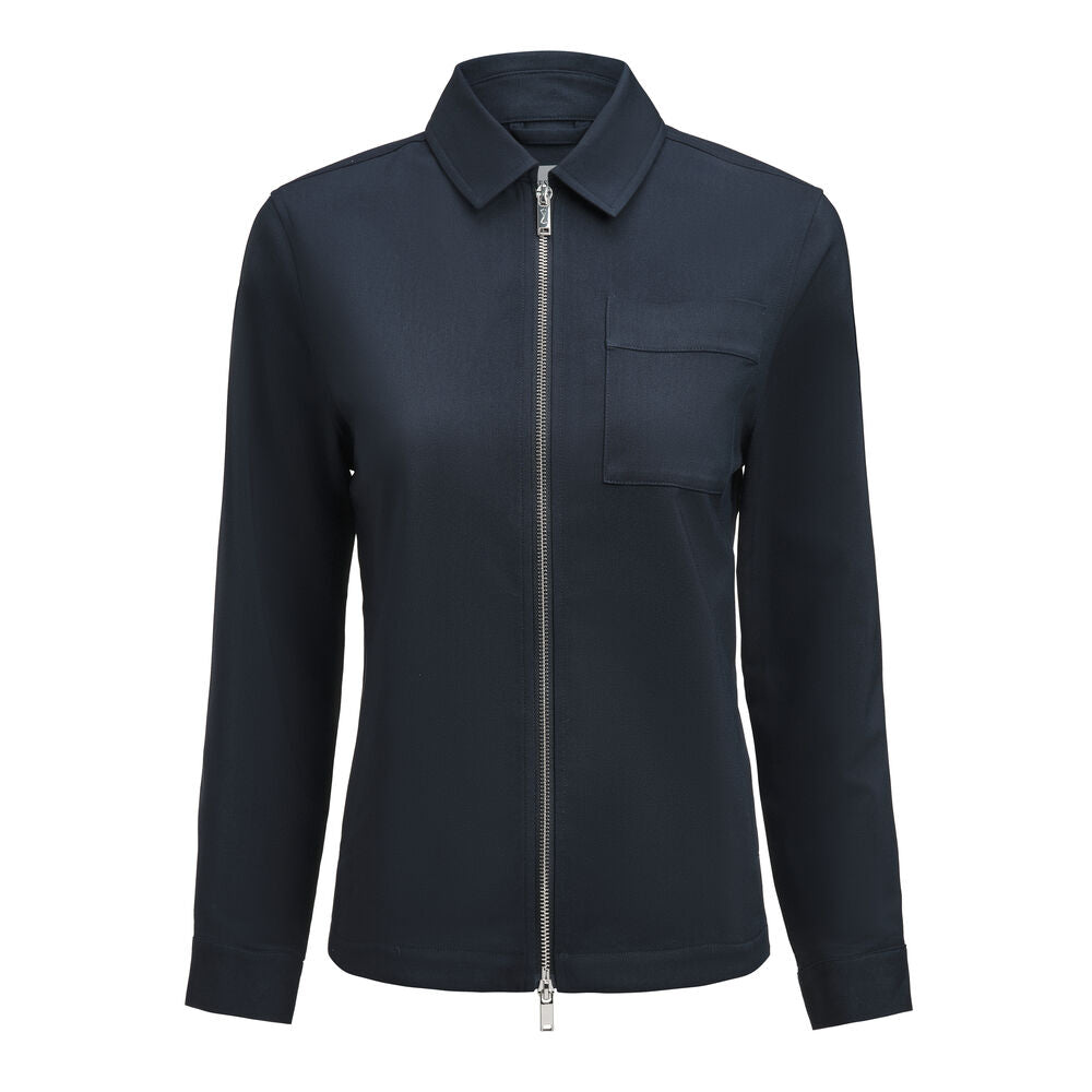 Modern Zip Overshirt Woman
