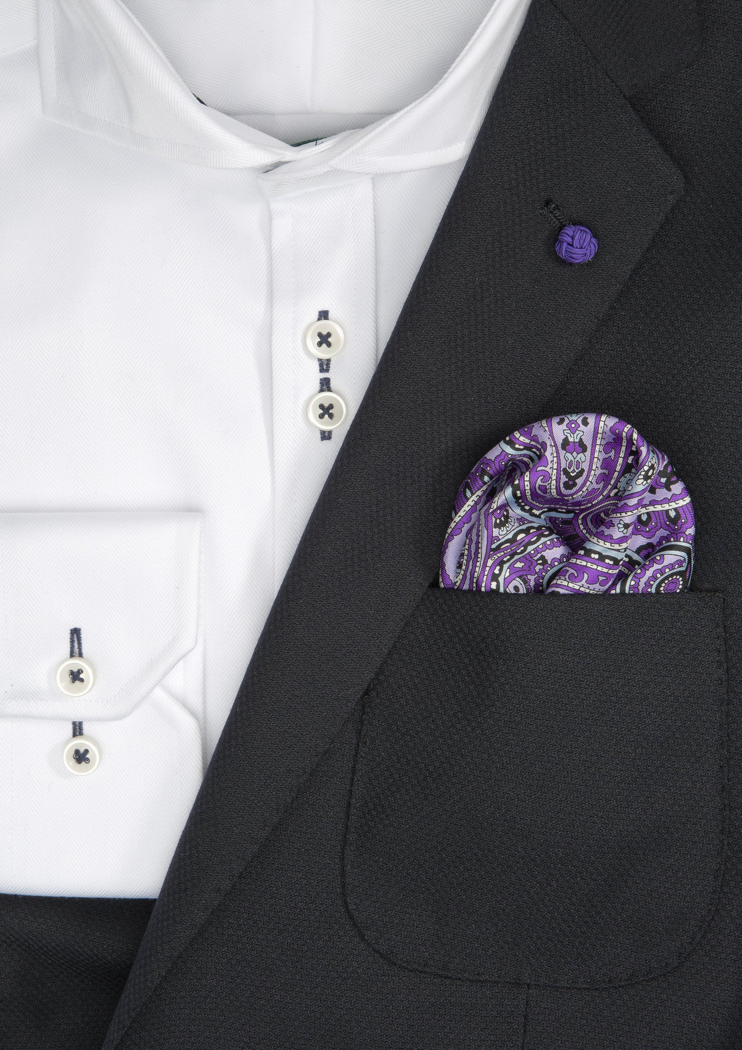 Lommetørkle - Silk Paisley