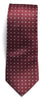 Dotted Tie - Wine/White