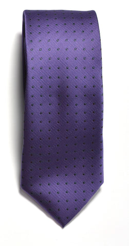 Dotted Tie - Purple/Navy